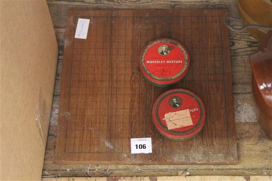 Chinese Go board & counters(-)